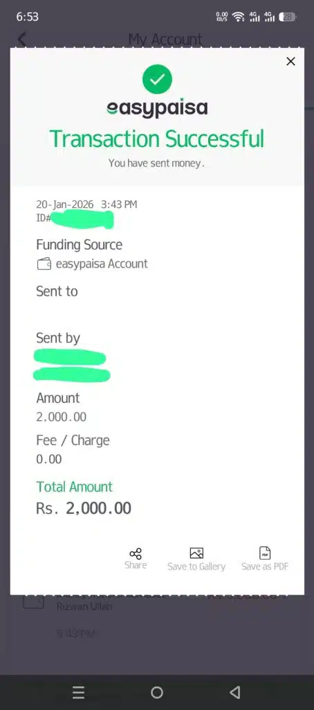 DK999 Deposit Proof DK999 Deposit Proof