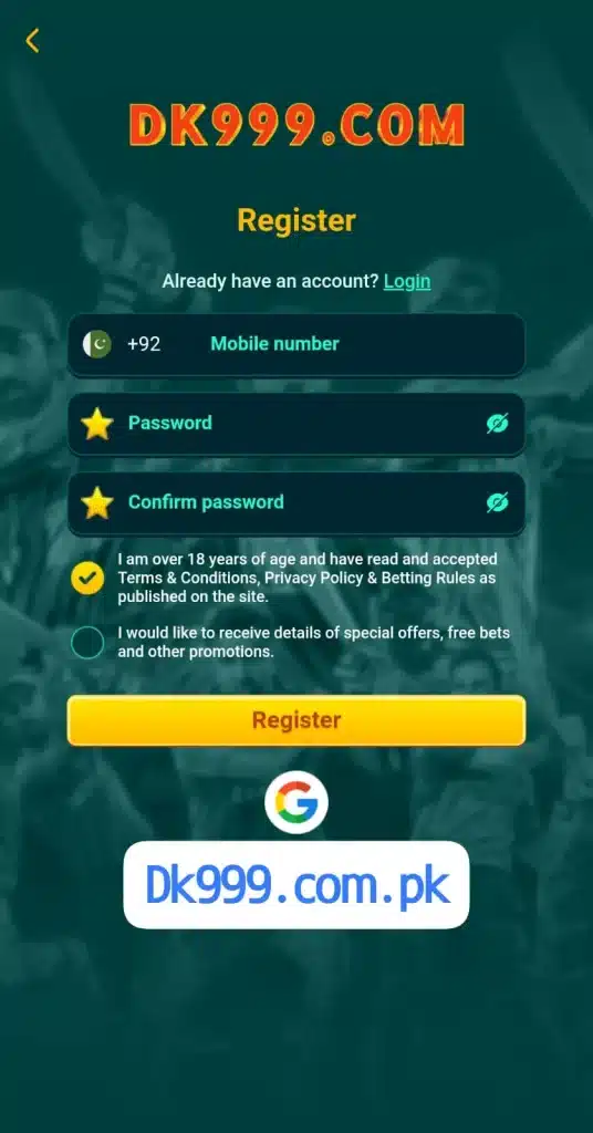 DK999 Game Register